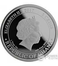 5 Cedis obverse