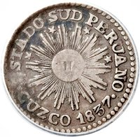 ½ Real obverse