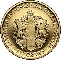 ⅒ Crown obverse
