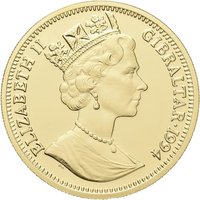 ½ Crown obverse