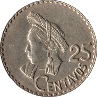 25 Centavos reverse