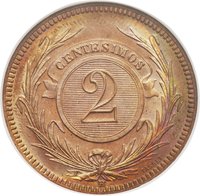 2 Centésimos reverse