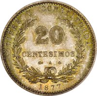 20 Centésimos reverse