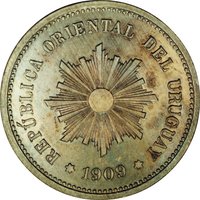 5 Centésimos obverse