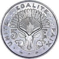 5 Francs reverse