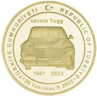 20 Lira obverse