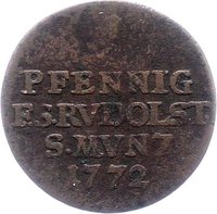 1 Pfennig reverse