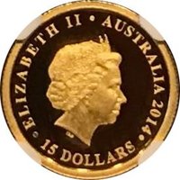 15 Dollars obverse