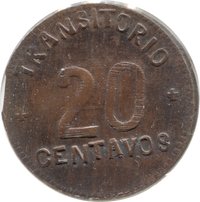 20 Centavos reverse