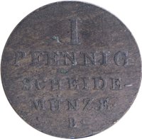1 Pfennig reverse
