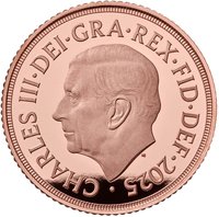 ½ Sovereign obverse