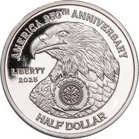 ½ Dollar obverse