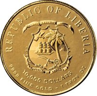 10000 Dollars obverse