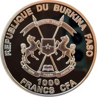1000 Francs CFA obverse