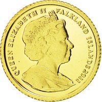 Gold 1⁄64 crown obverse