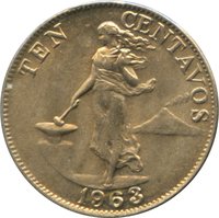 10 Centavos reverse