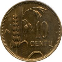 10 Centų reverse
