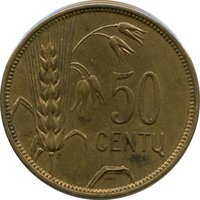 50 Centų reverse