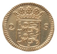 2 Stuivers reverse
