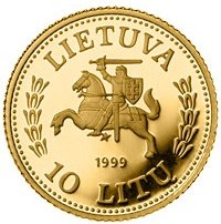 10 Litų obverse