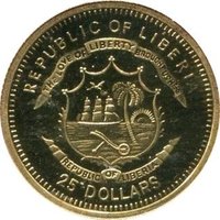 25 Dollars obverse