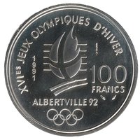 100 Francs reverse