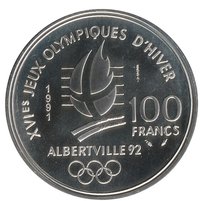 100 Francs reverse