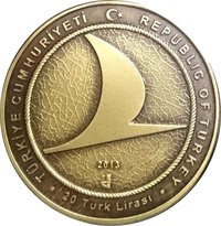20 Lira obverse