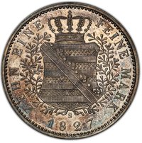 4⁄3 Saxon thaler reverse