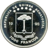 7000 Francos CFA obverse