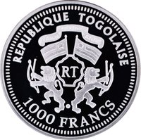 1000 Francs CFA obverse