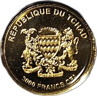 3000 Francs CFA obverse