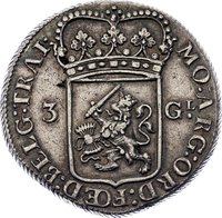 3 Gulden obverse