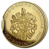 ½ Crown obverse