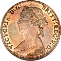 ½ Penny obverse