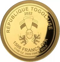 1500 Francs CFA obverse
