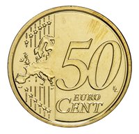 50 Euro Cents reverse