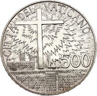500 Lire reverse
