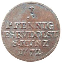 1 Pfennig reverse