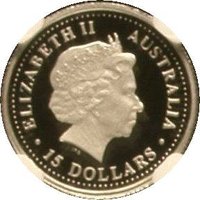 15 Dollars obverse