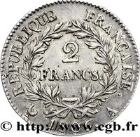 2 Francs reverse