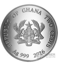 2 Cedis obverse