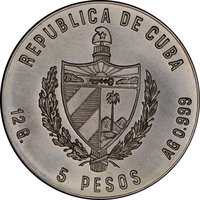 5 Pesos obverse