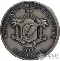 5000 Francs CFA obverse