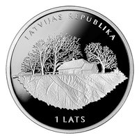 1 Lats obverse