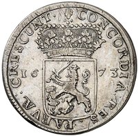 ½ Silver Ducat reverse