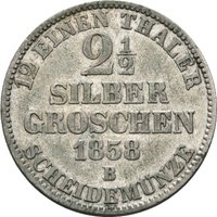 2½ Silbergroschens reverse