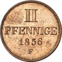 2 Pfennigs reverse