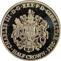 ½ Crown obverse
