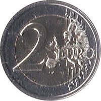2 Euro reverse
